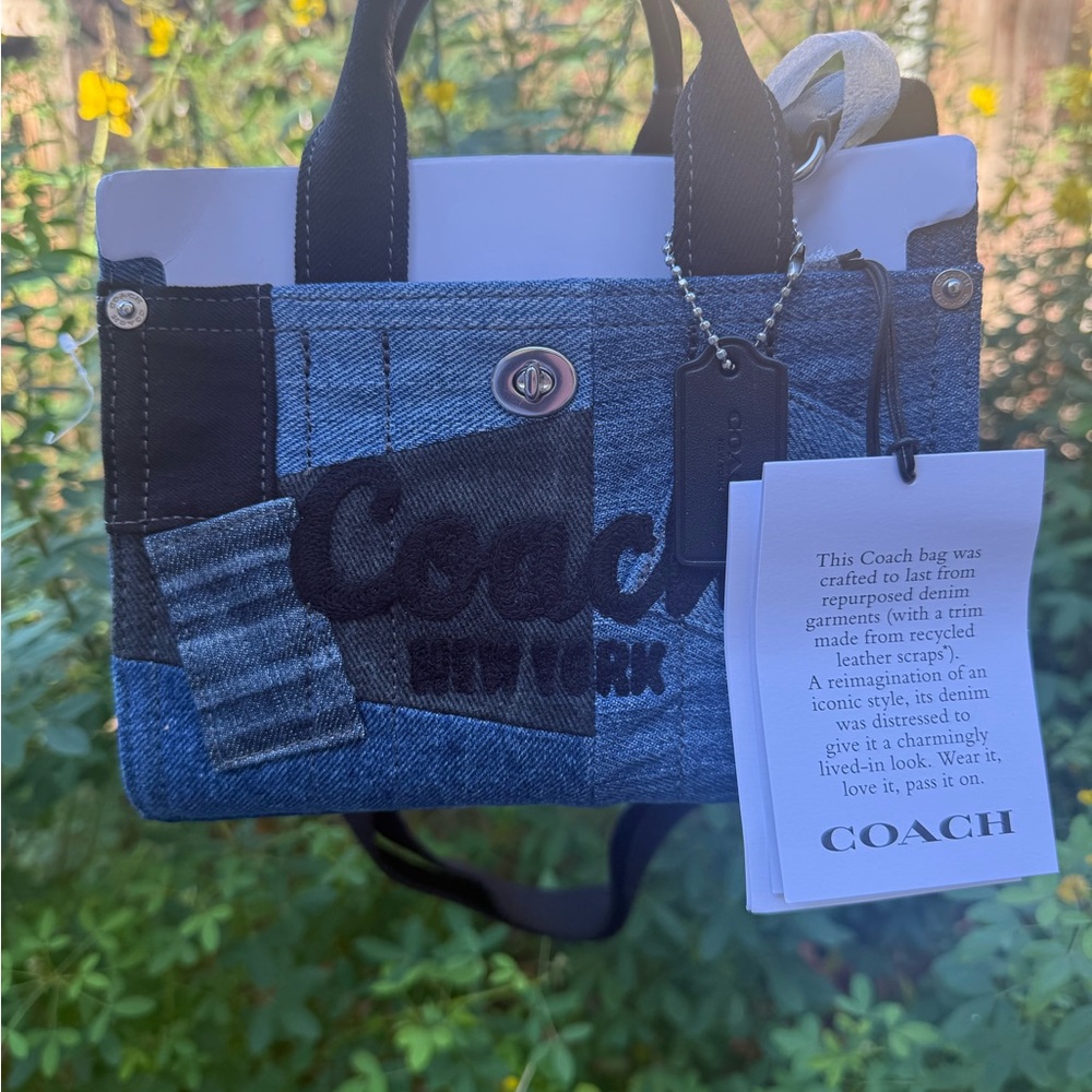Coach Patchwork Denim Mini Tote